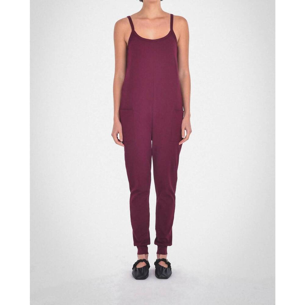 NEW PAPER LABEL nicola overall playsuit in violet